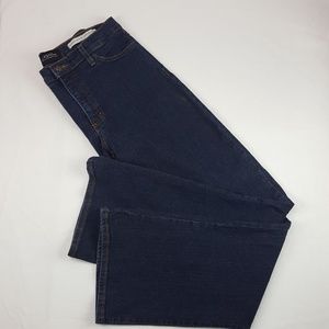 NYDJ Not Your Daughter Jean Sz 8 Dark Blue Rhinest